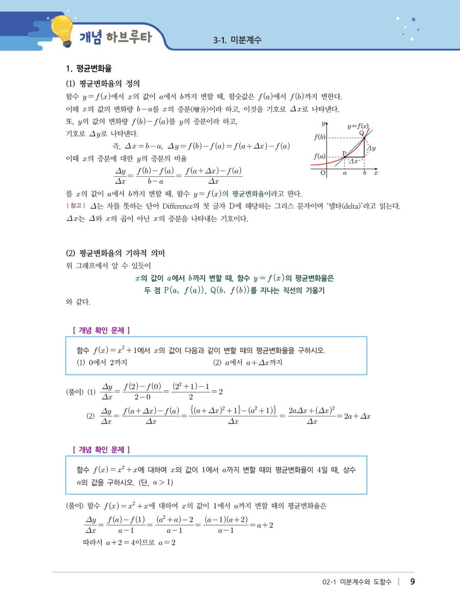 가우스 미적분Ⅰ · 개념과 확인 문제